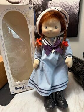 Sweet Cheeks cloth doll sailor outfit with original box